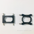 OEM Hitam Anodized CNC Aluminium 25mmTube Clamp